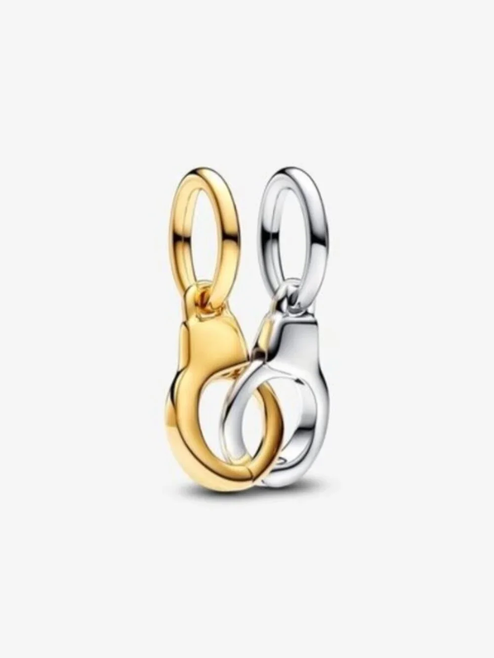 Authentic Openable and Splittable Handcuffs Dangle Pandora Charm